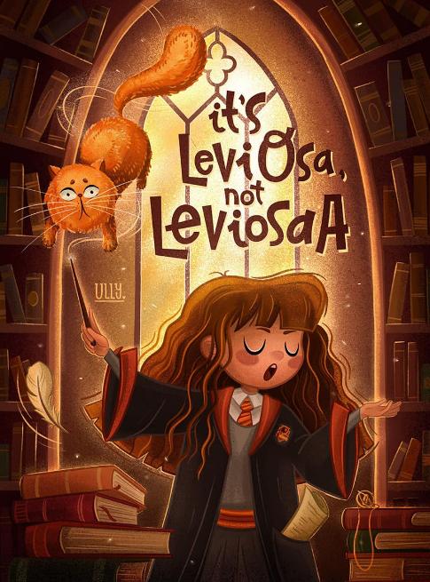 It's Leviosa-Harry Potter-Hermoine Granger-Stumbit Memes